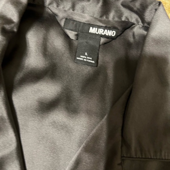 Murano Charcoal Satin Shirt - Picture 3 of 4